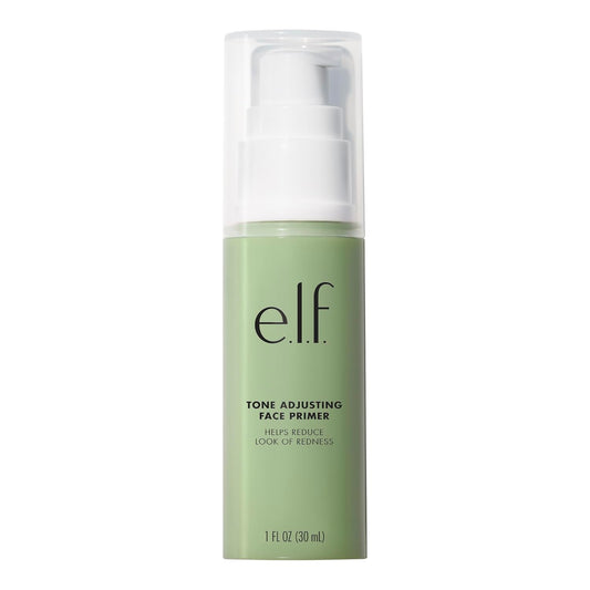 e.l.f. Tone Adjusting Face Primer, Makeup Primer For Neutralizing Uneven Skin Tones & Redness, Grips Makeup To Last, Vegan & Cruelty-free, Small