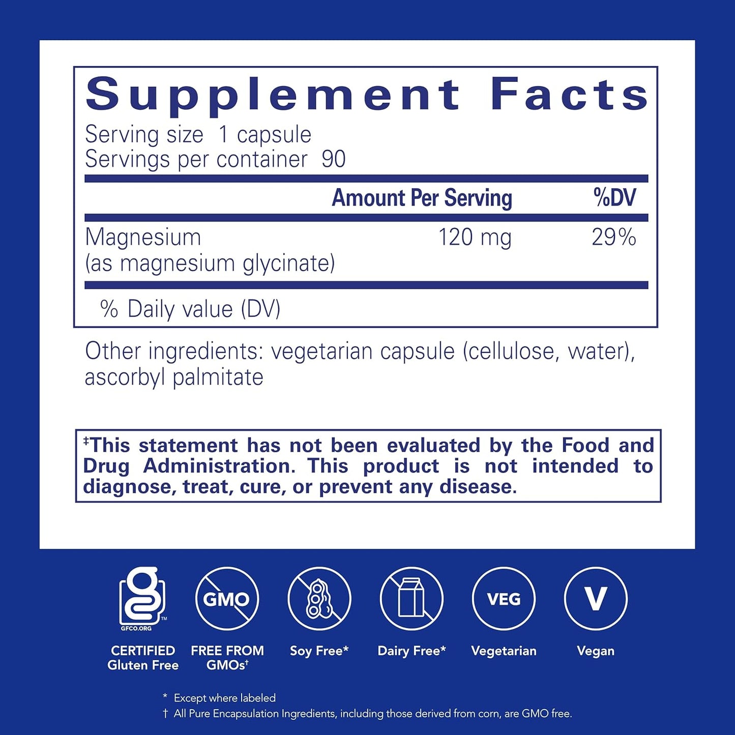 Pure Encapsulations Magnesium (Glycinate) - Supplement to Support Stress Relief, Sleep, Heart Health, Nerves, Muscles, and Metabolism* - with Magnesium Glycinate