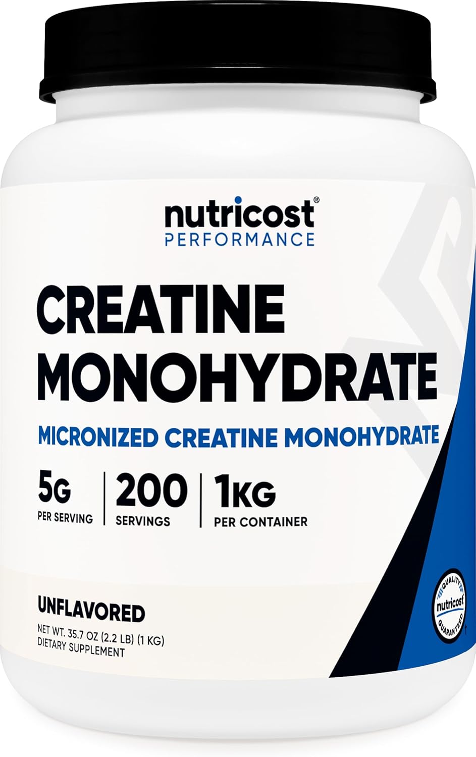 Nutricost Creatine Monohydrate Micronized Powder 500G, 5000mg Per Serv (5g) - Micronized Creatine Monohydrate