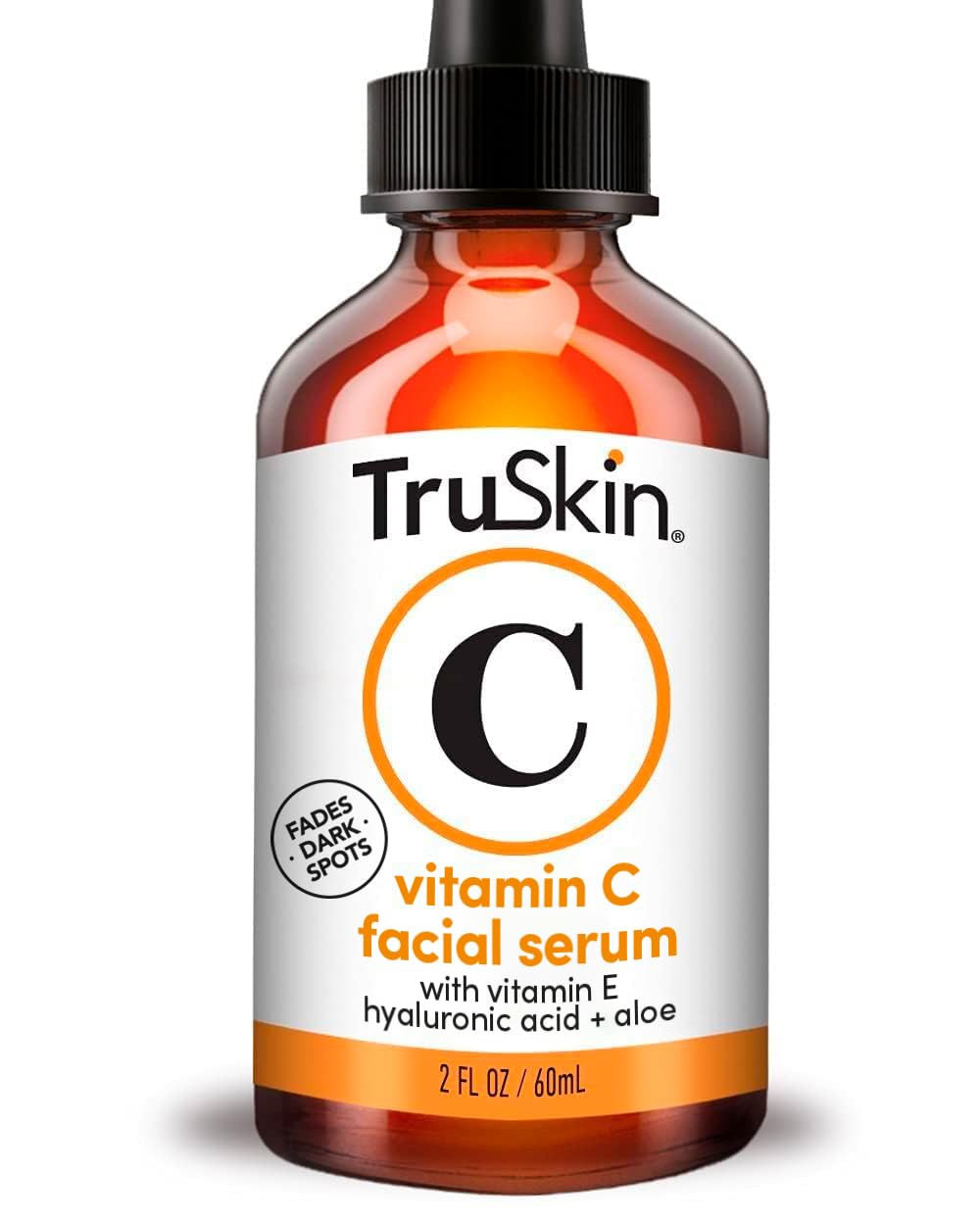 TruSkin Vitamin C Serum – Anti Aging Facial Serum with Vitamin C, Hyaluronic Acid, Vitamin E & More – Brightening Serum for Dark Spots, Even Skin Tone, Eye Area, Fine Lines & Wrinkles, 1 Fl Oz