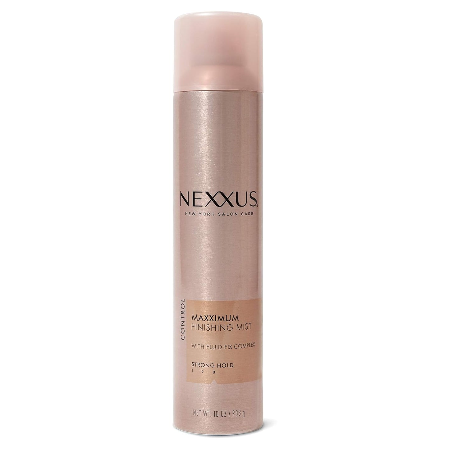 Nexxus Maximum Hold Finishing Hair Spray, for Control, Hold Hairspray for Women Hair Styling, Pink, 10 oz